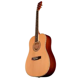 Chitară acustică Flame D120 LH 4/4, Dreadnought, Black