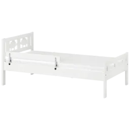 Pat pentru copii Ikea Kritter 70 x 160 cm/ MDF/ White