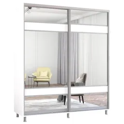 Dulap cu uşi glisante Mobildor-Lux Aron-P 100x200 Anthracite (aronp2816)