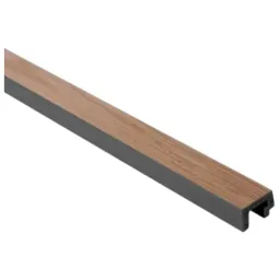 Panou pentru pereți MARDOM DECOR Lamelli Left end Gray Oak / PolyForce