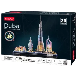 Puzzle 3D CubicFun Dubai Led