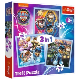Puzzle Trefl Mighty Pups Power 3+/ Numărul de piese: 106