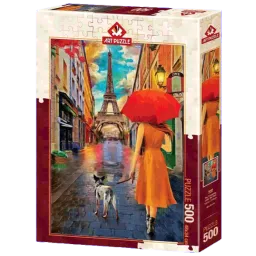 Puzzle Art Puzzle Friendship of Rain