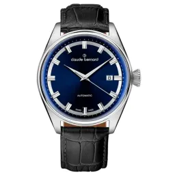 Ceas de mână pentru bărbați Claude Bernard 80132-3C-BUIN1 Mecanic / 42 mm