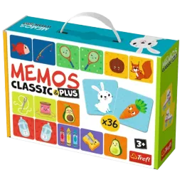 Joc de masă Trefl Memo Classic 3+/ Dezvoltare