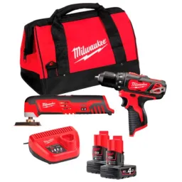 Set de instrumente Milwaukee M12BPP2D-402B