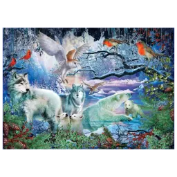 Puzzle Art Puzzle Glacier Forest