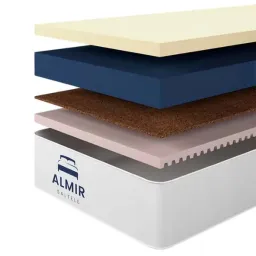 Saltea ortopedică Almir Memory 7 Zone 140 x 200 cm Înălțimea saltelei: 22 cm