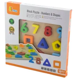 Puzzle VIGA Numere și forme geometrice