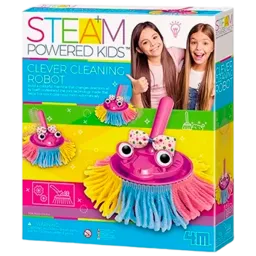 Set de creație 4M Steam Powered Kids Clever cleaning robot 00-04908