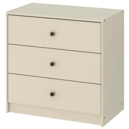 Comodă Ikea Gursken 67 x 69 x 38 / MDF / Bej deschis