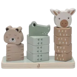 Cuburi Piramida Jollein Stacking Tower Jungle Jambo (120-001-67090)
