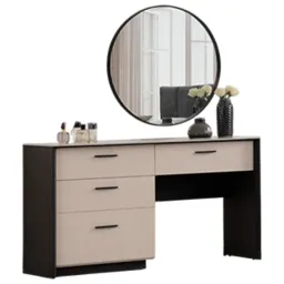 Comodă Evmoda Nora 80.5 x 140 x 48 / MDF / Gray
