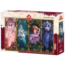 Puzzle Art Puzzle Four Jewels