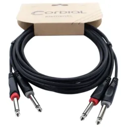 Cablu audio Cordial EU-6-PP PVC / Black
