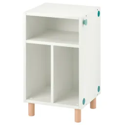IKEA SMUSSLA Noptiera/etajera, alb