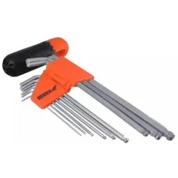 Set de chei hexagonale Dedra 5902628006530 Cantitatea în set: 9 buc.