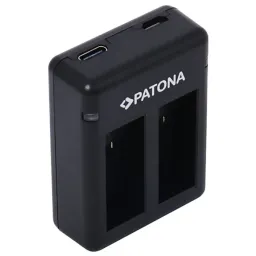 Încărcător pentru acumulator cameră foto Patona Dual Charger Li-Ion / 750 mAh