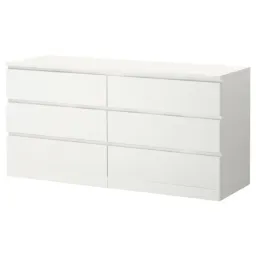 Comodă Ikea Malm 78 x 80 x 48/ MDF/ Alb