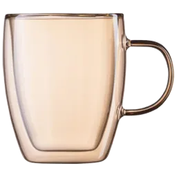 Set de căni Ardesto AR2627GG 270 ml/ Sticlă/ Golden Moon