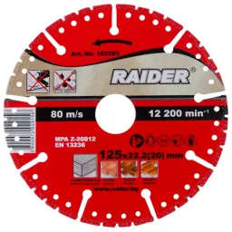 Disc diamantat segmentat Raider RD-DD24