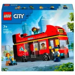 LEGO Red Double-Decker Sightseeing Bus Autobuz/ Multicolor