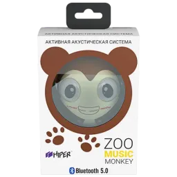 Boxă portabilă Hiper Zoo Music Monkey 3 W/ White/ Black