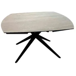 Masă de bucătărie extensibilă DecoPrim Chara Ceramică/ Gray