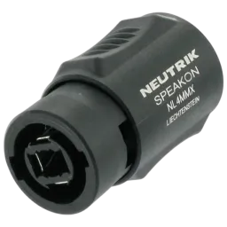 Mufă audio Neutrik NL4MMX PVC / Black