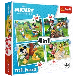 Puzzle Trefl Mickey Mouse nice day 4+/ Numărul de piese: 207