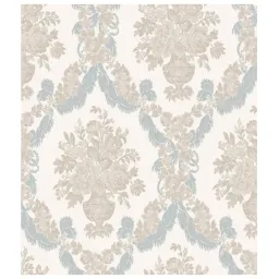 Tapete Parato I Damaschi White Beige / Floristică