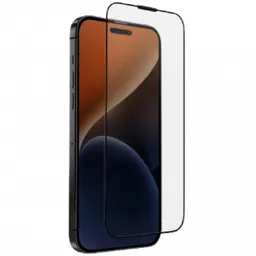 Uniq Glass Screen Protector Optix Vivid Clear for iPhone 15, Black