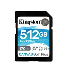 Карта памяти SD 512GB Kingston Canvas Go! Plus