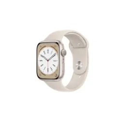 Умные часы Apple Watch Series 8 GPS 45mm, Starlight Aluminium Starlight Sport Band