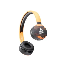 Наушники Cellular MUSICSOUND, Black/Orange