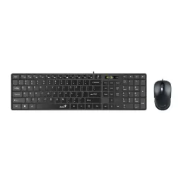Клавиатура Genius SlimStar C126, EN/RU, Black
