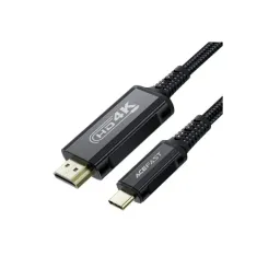 Кабель USB Type-C to HDTV 1.8m, Acefast C1-10, Black