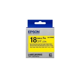 Epson LK-5YBVN, черный/желтый
