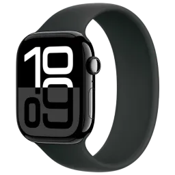 Apple Watch 10 Aluminum GPS Jet Black Sport Band Black 46 mm