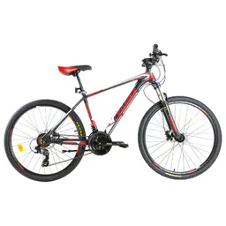 Bicicletă Crosser MT-036 29" 19" Black Red Aluminiu / Pentru adulți