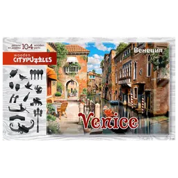 Puzzle Citypuzzles Venice (4620065360169) Numărul de piese: 108, Vârsta recomandată: 6+