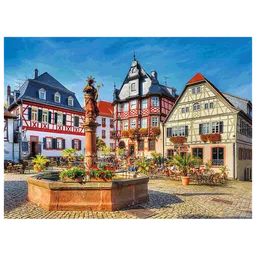 Puzzle Trefl Market Square Heppenheim (33052) Numărul de piese: 3000, Vârsta recomandată: 15+