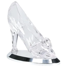 Lampă de masă fan Paladone Cinderella Glass Slipper Transparent