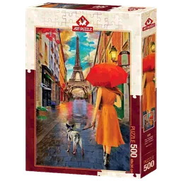 Art Puzzle Friendship of Rain