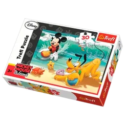 Puzzle Trefl Mickey and Pluto at the beach