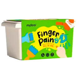 Set de creație Mideer Finger Paint Set de pictură cu degetele MD4219 Green