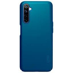 Husă pentru smartphone Realme 6 (Frosted Shield) Peacock Blue