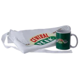 Cană și șorț Paladone Friends Central Perk 300 ml