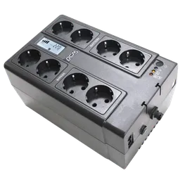 UPS PowerCom CUB-1000E (550/ 1000VA) Black