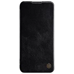 Husă pentru smartphone Samsung Galaxy A11 (QIN) Black Nillkin, Piele ecologică , Flip Cover